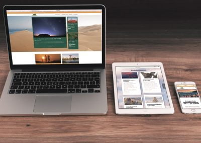 Kuvausmatkat -verkkosivut, esite ja messumateriaali