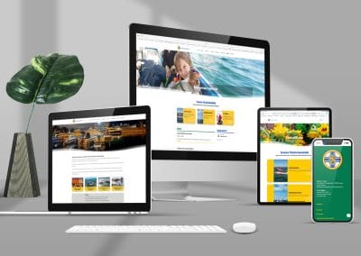 Suomen moottoriveneklubin visuaalinen ilme ja verkkosivut